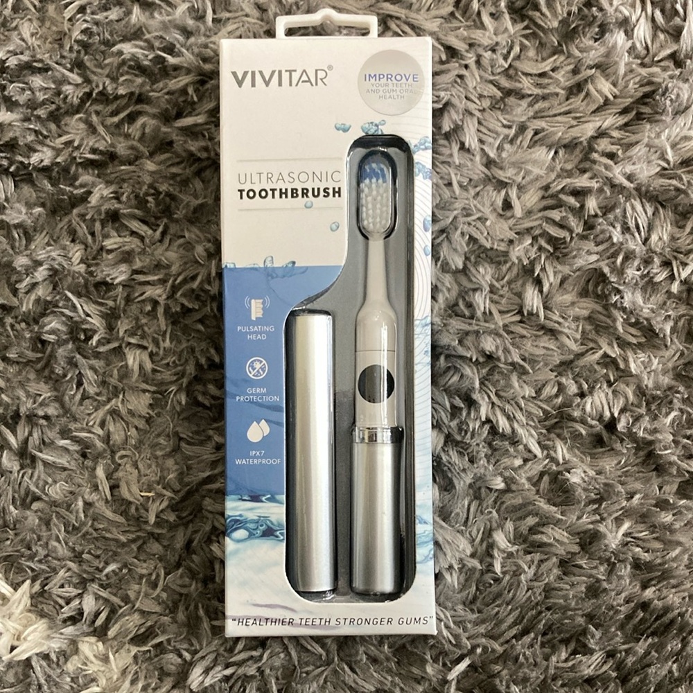 Vivitar Silver Ultrasonic Toothbrush